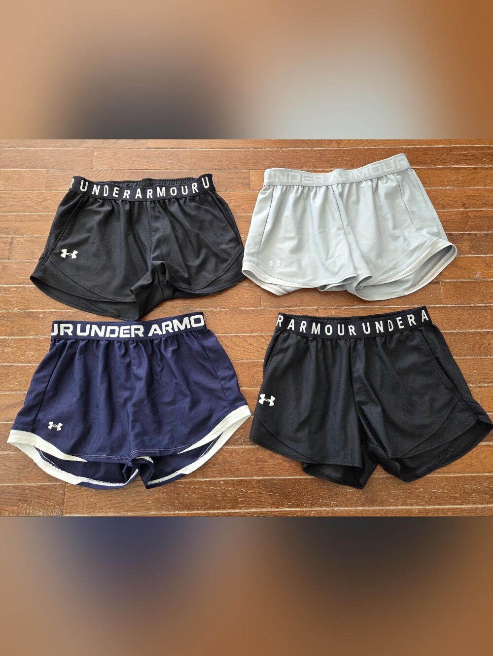 Under Armour Women’s Small Performance Shorts - Black, Navy, Light Gray